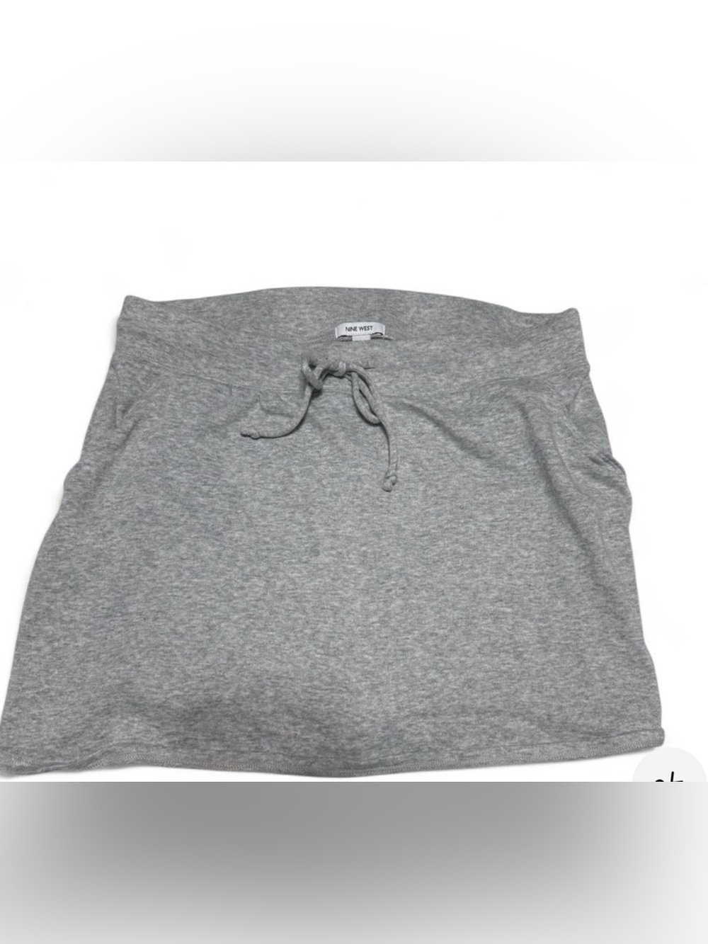 Nine West Men's Heather Gray Drawstring Athletic Shorts